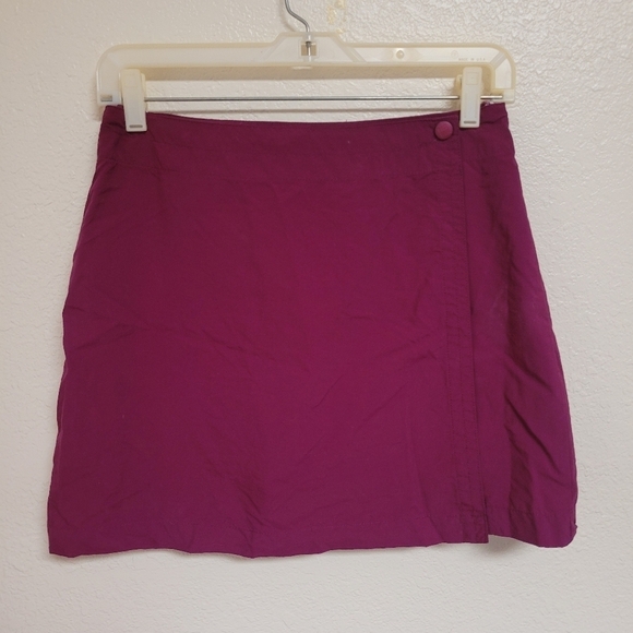Columbia Purple Floral board Shorts with Wrap Skirt - Picture 5 of 7